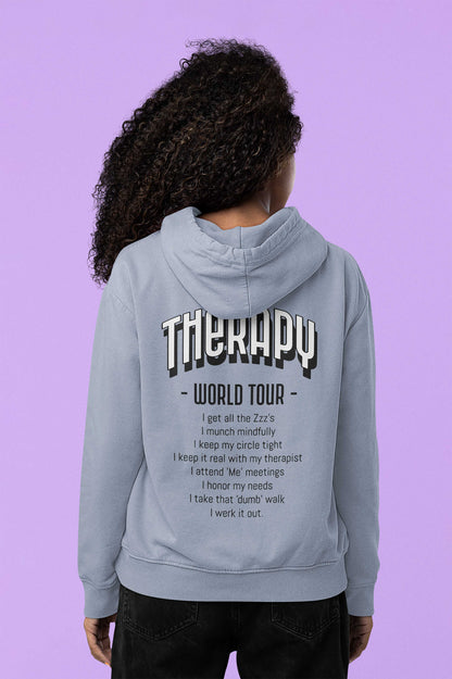 THERAPY WORLD TOUR - Unisex Pullover Hoodie in Serene Blue