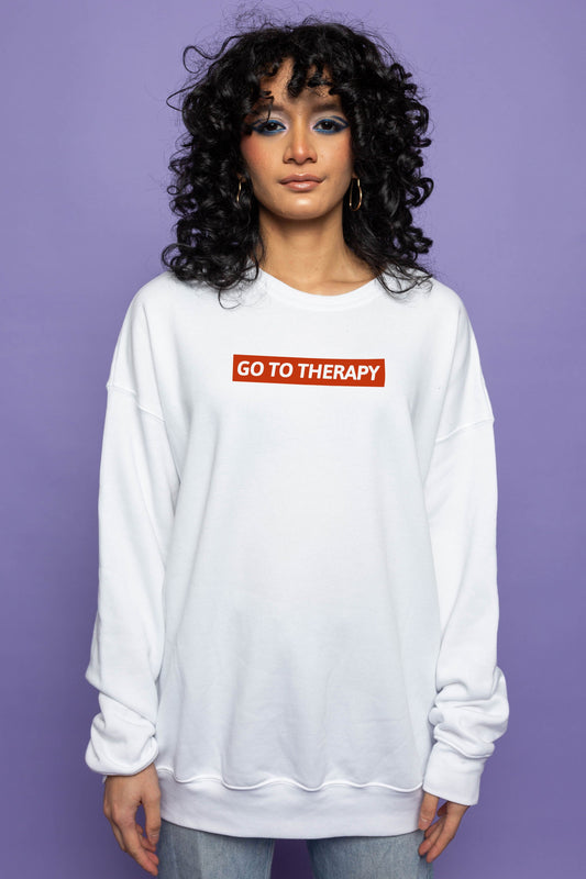 This is The Remix Sweatshirt GO TO THERAPY - Unisex Sweatshirt