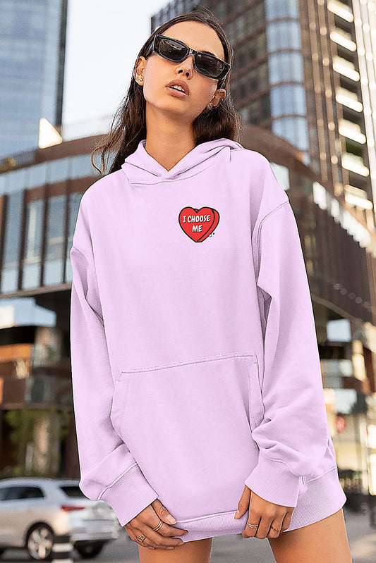 This is The Remix Hoodie I CHOOSE ME - Unisex Pullover Hoodie in Lilac