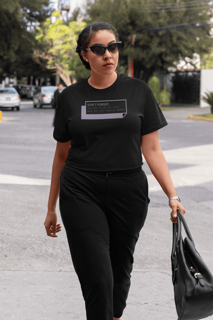This is The Remix Cropped T-shirt MEMES - Cropped T-shirt in Black