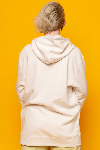 This is The Remix Hoodie PEOPLE COME & GO - Unisex Pullover Hoodie in Vintage White