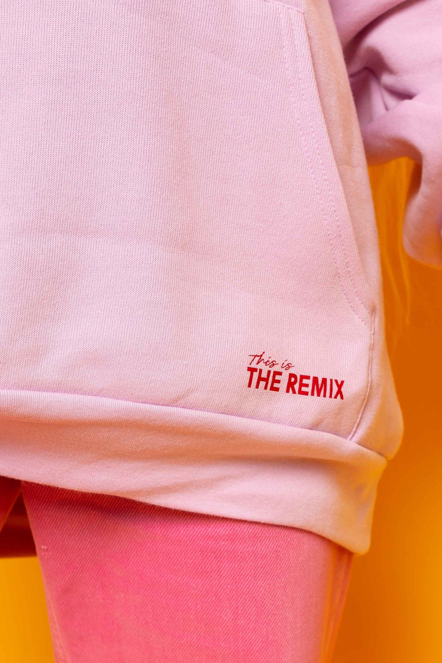 This is The Remix Hoodie WHO YOU ARE IS ENOUGH - Unisex Pullover Hoodie in Lilac